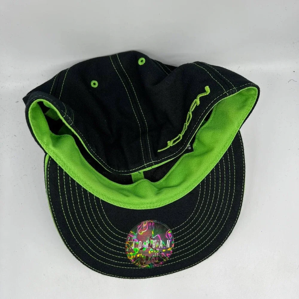 Air Jordan Neon Green 7‎ 5/8 Jumpman Hat Fitted Cap Men
